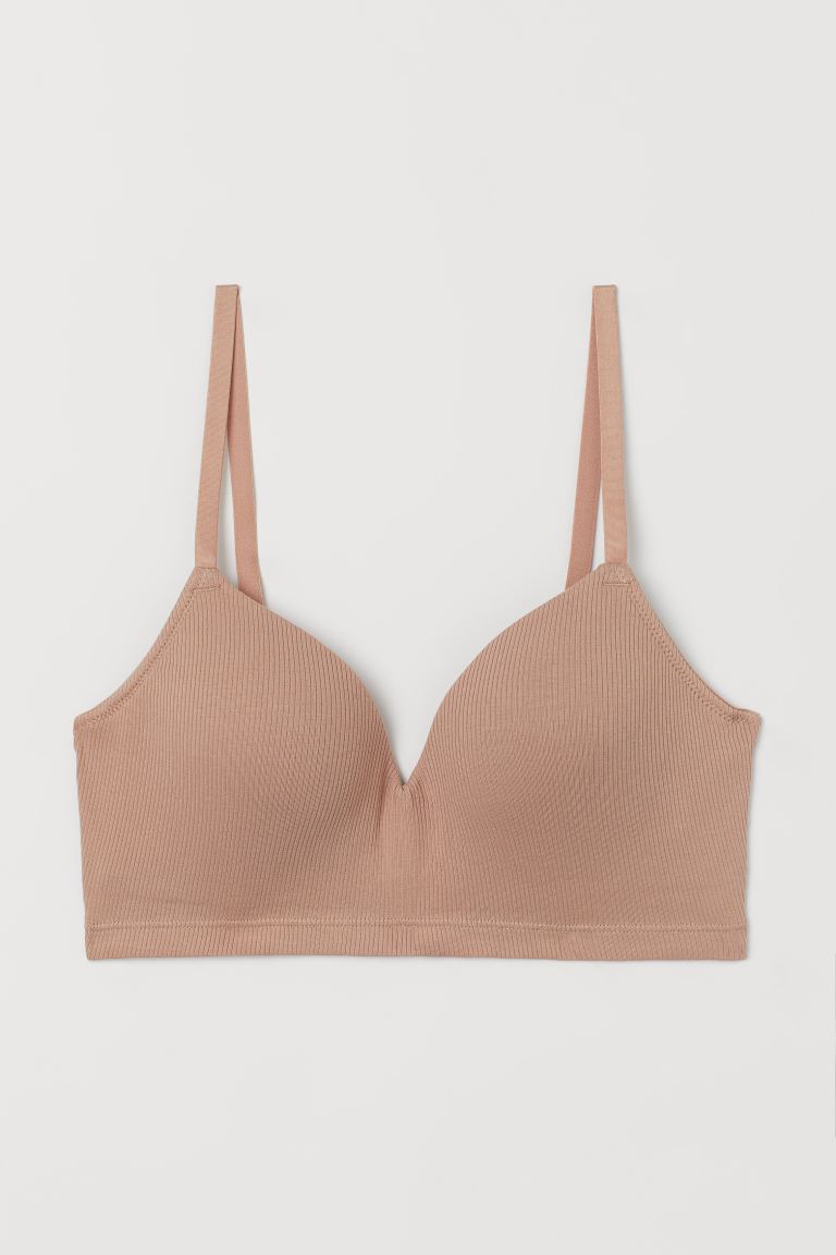 H&M_패드컵 저지 브라
