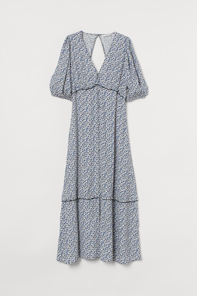 H&M_퍼프 슬리브 드레스