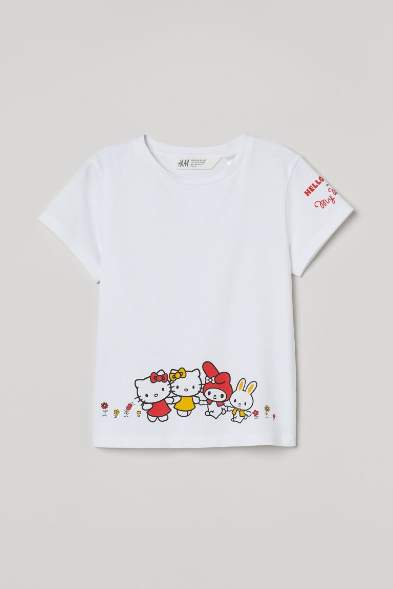 H&M_프린트 티셔츠