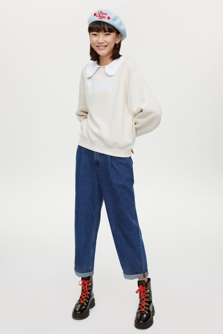 H&M_하이 앵클 진
