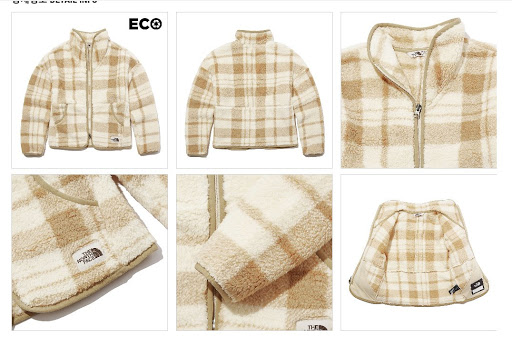 노스페이스_걸즈캠프시어가디건 BEIGE