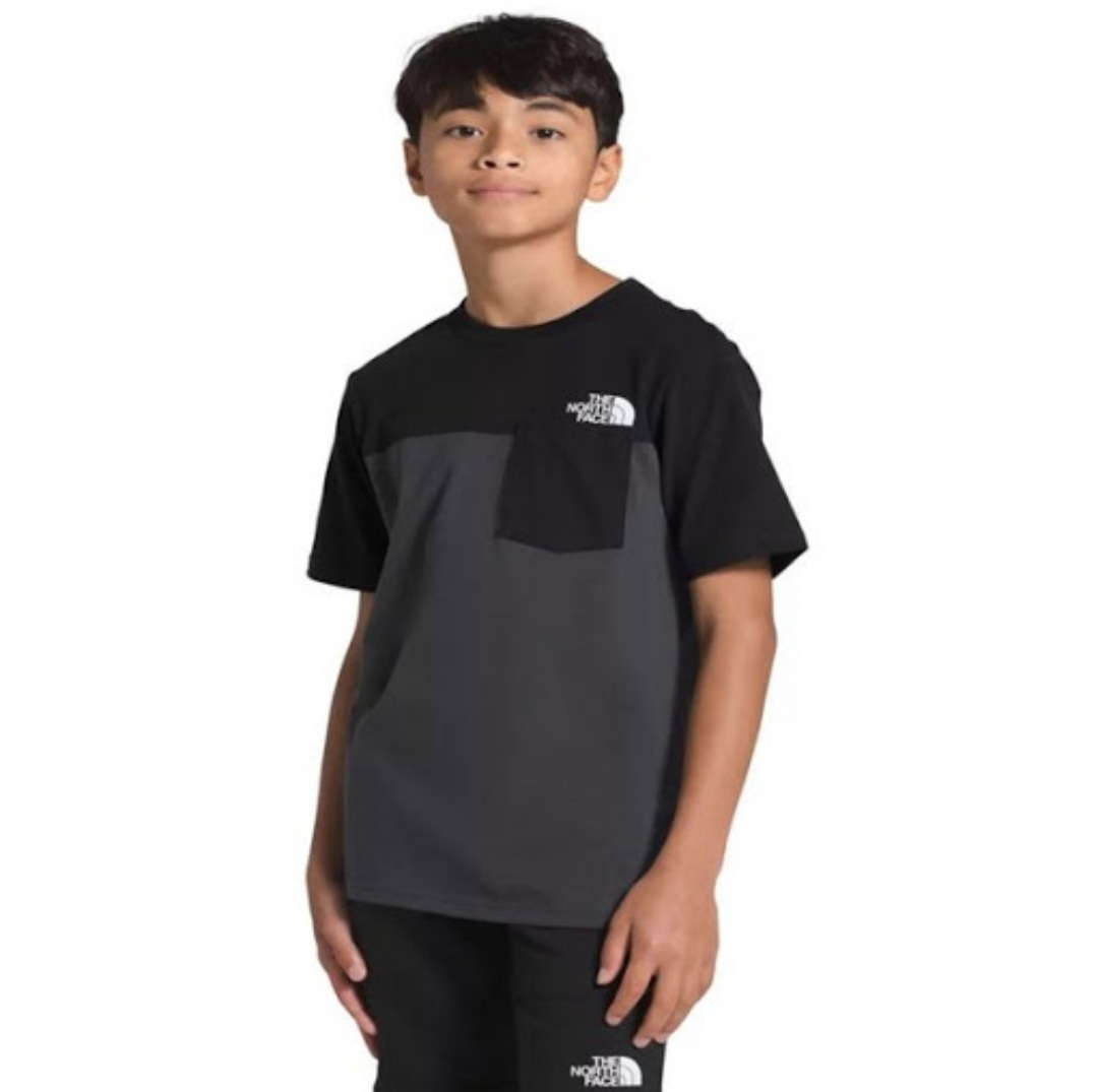 노스페이스_남아반팔포켓티 DARK GRAY