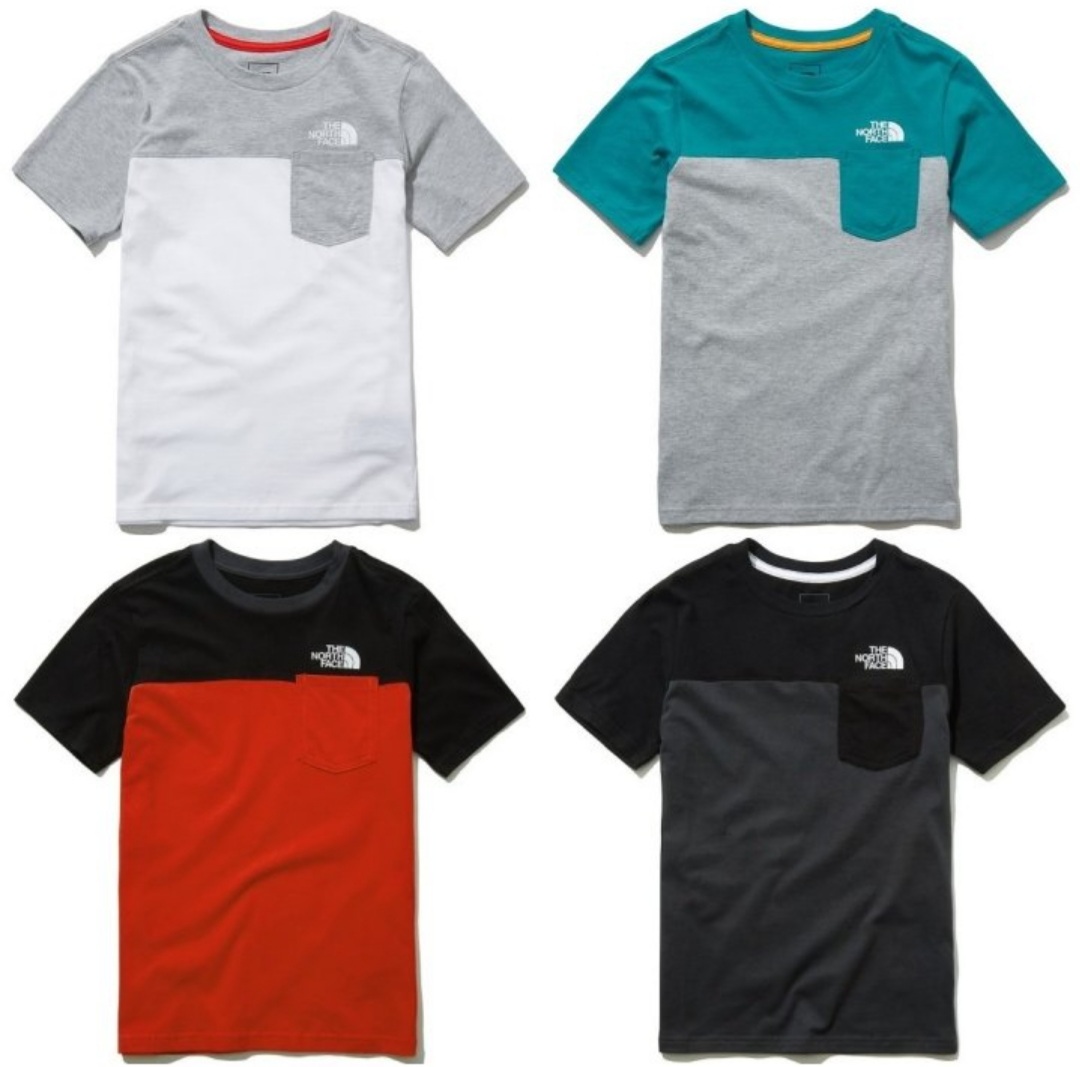 노스페이스_남아반팔포켓티 DARK GRAY