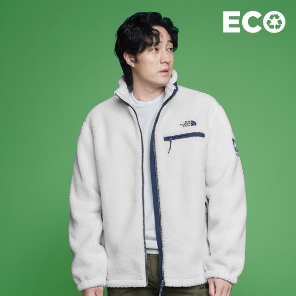 노스페이스_노벨티세이브더얼스플리스자켓 크림