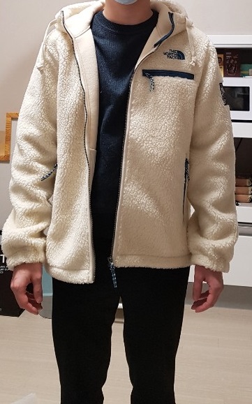 노스페이스_노벨티세이브더얼스플리스후디 크림 thumbnail