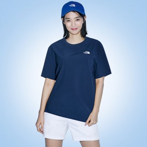 노스페이스_눕시반팔티 네이비