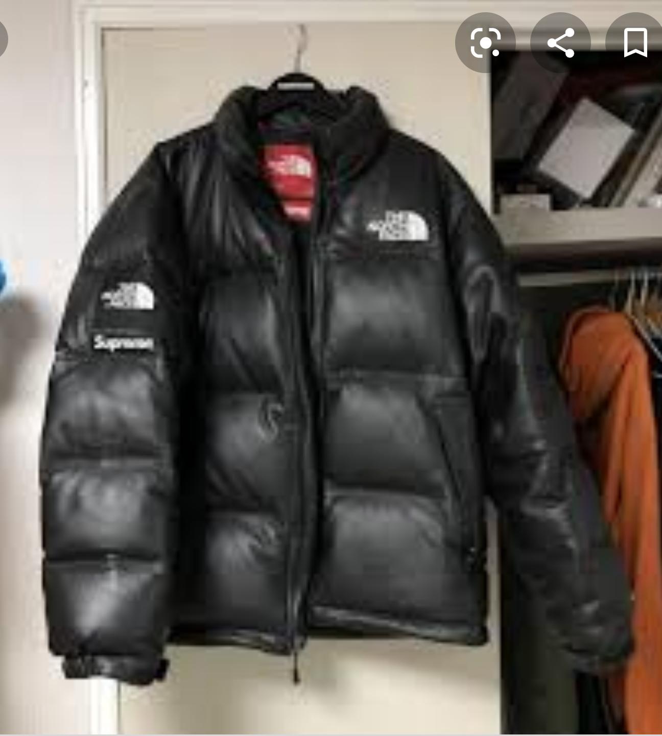 노스페이스_레더눕시다운자켓 블랙 thumbnail