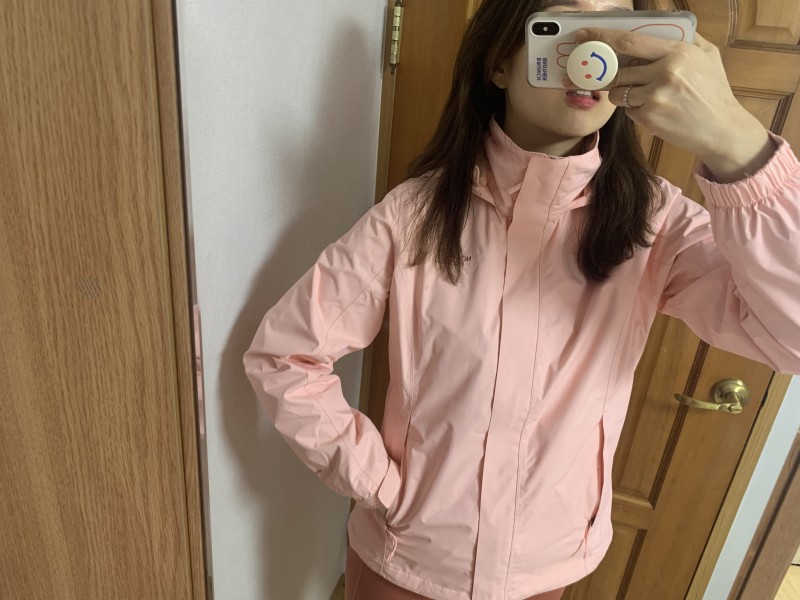 노스페이스_리졸브 2 자켓 PALE PINK