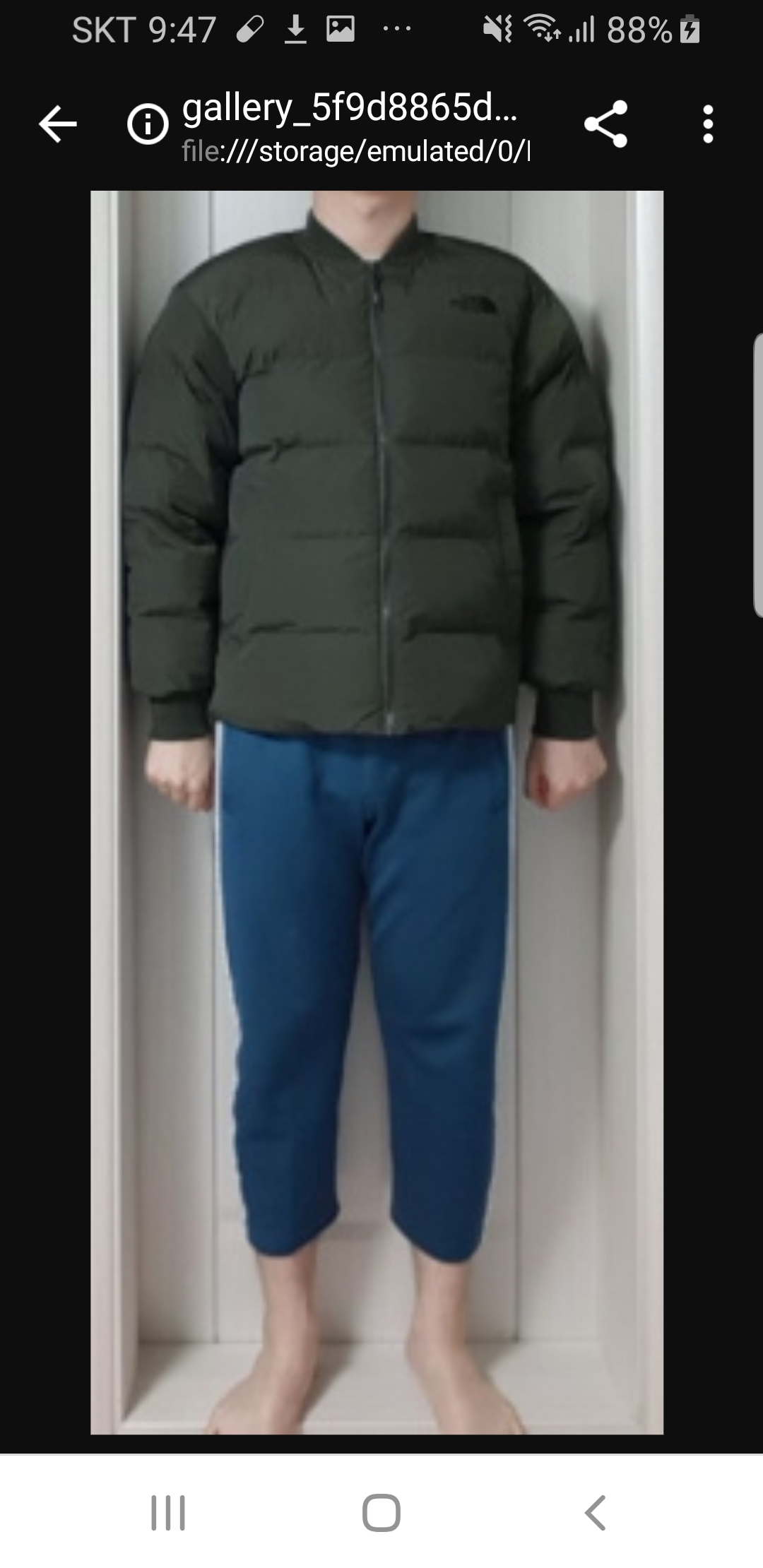 노스페이스_번터트티볼자켓 카키 thumbnail