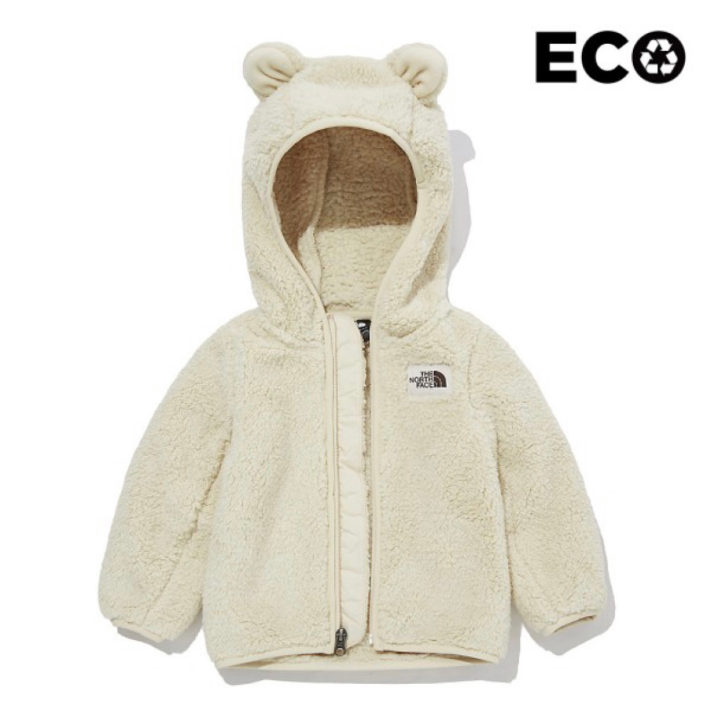 노스페이스_인펀트캠프시어베어후디 LIGHT BEIGE