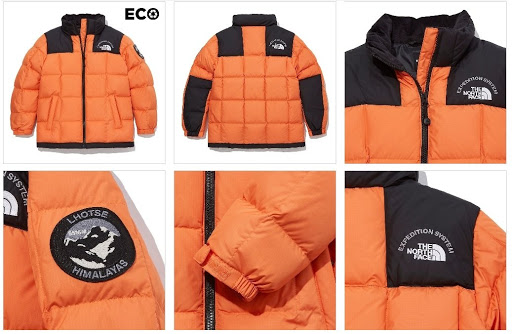 노스페이스_키즈로체다운쟈켓 ORANGE
