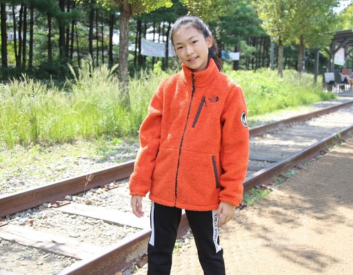 노스페이스_키즈리모플리스자켓 ORANGE