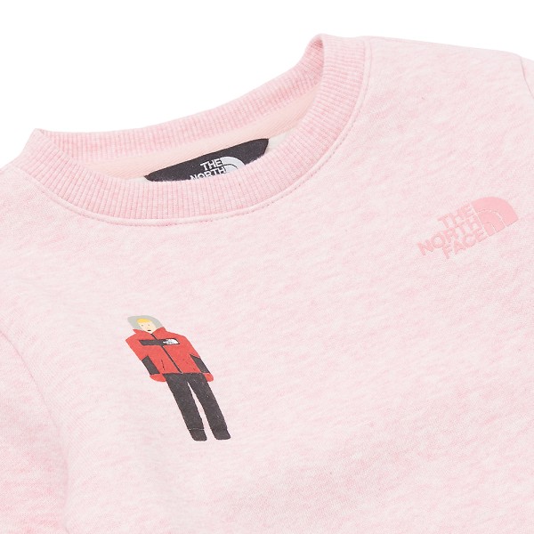 노스페이스_키즈밴프스웨트셔츠 LIGHT PINK thumbnail