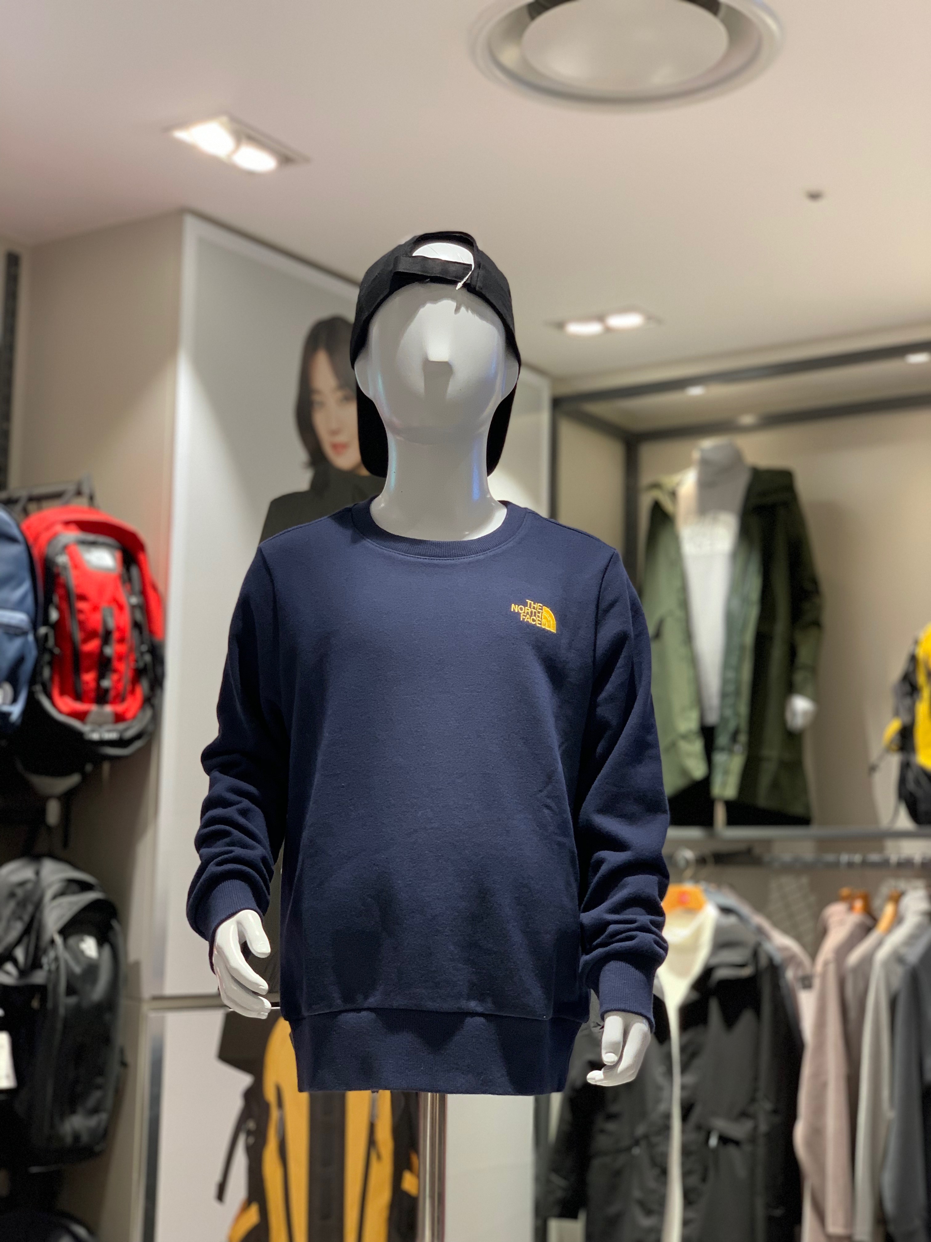 노스페이스_키즈베이직눕시로고스웨트셔츠 NAVY thumbnail