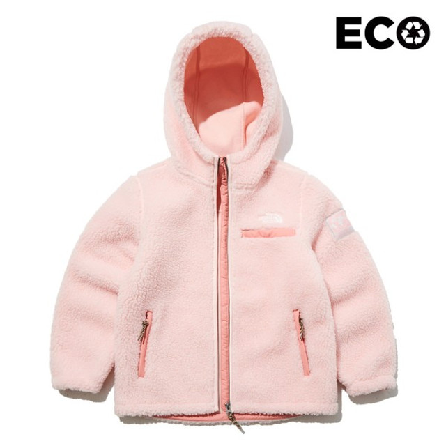 노스페이스_키즈세이브더얼스플리스후디 SOFT PINK