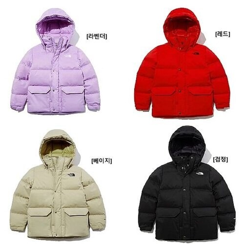노스페이스_키즈시에라다운쟈켓 RED thumbnail