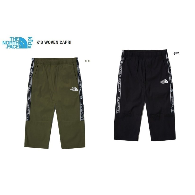 노스페이스_키즈우븐카프리 KHAKI thumbnail
