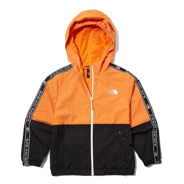 노스페이스_키즈제퍼윈드자켓 ORANGE