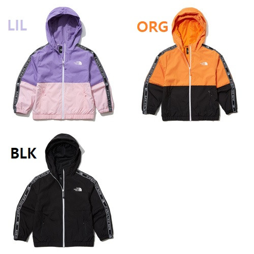 노스페이스_키즈제퍼윈드자켓 ORANGE