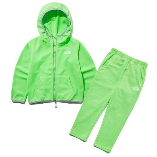 노스페이스_키즈집업후디세트 LIGHT GREEN