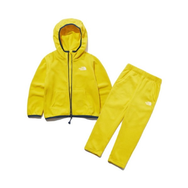 노스페이스_키즈집업후디세트 YELLOW