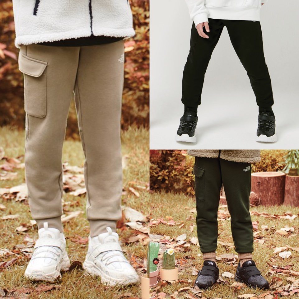 노스페이스_키즈카고조거팬츠 DARK BEIGE