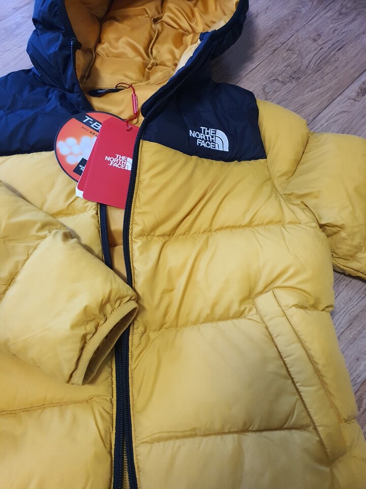 노스페이스_키즈컬러티볼눕시후디 DARK YELLOW