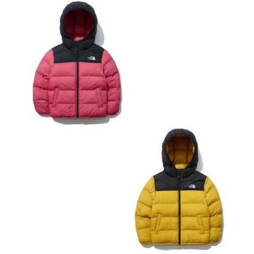 노스페이스_키즈컬러티볼눕시후디 HOT PINK