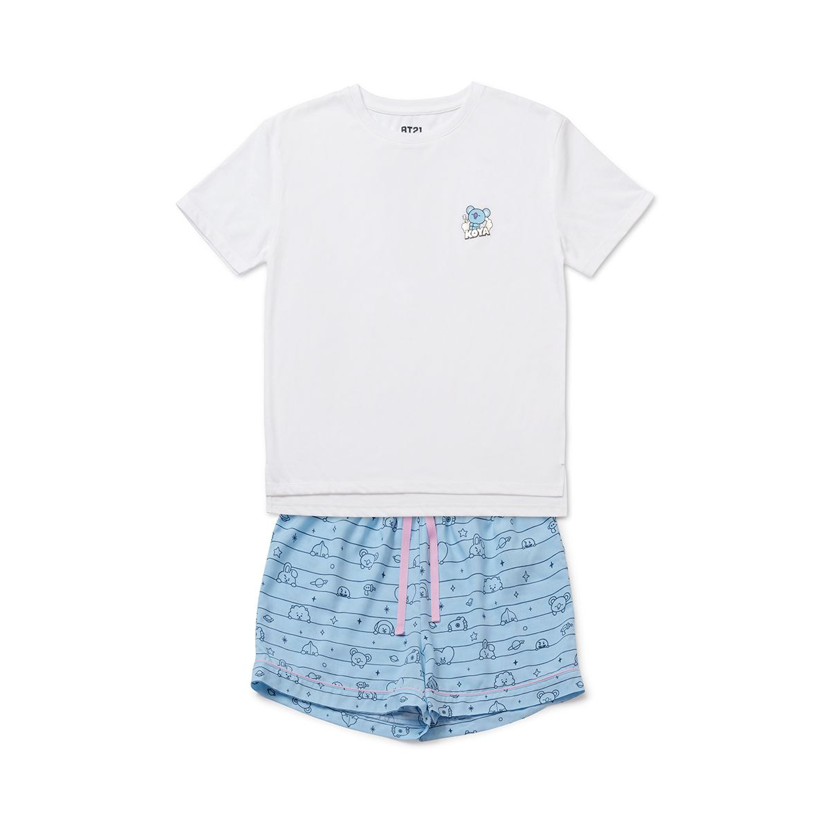 라인프렌즈_BT21 KOYA 코믹팝 파자마 세트