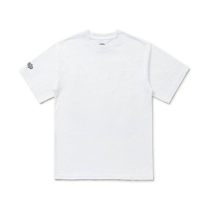 라인프렌즈_브롤스타즈 심볼 리플렉티브 화이트 반팔 티셔츠 (S-XL)