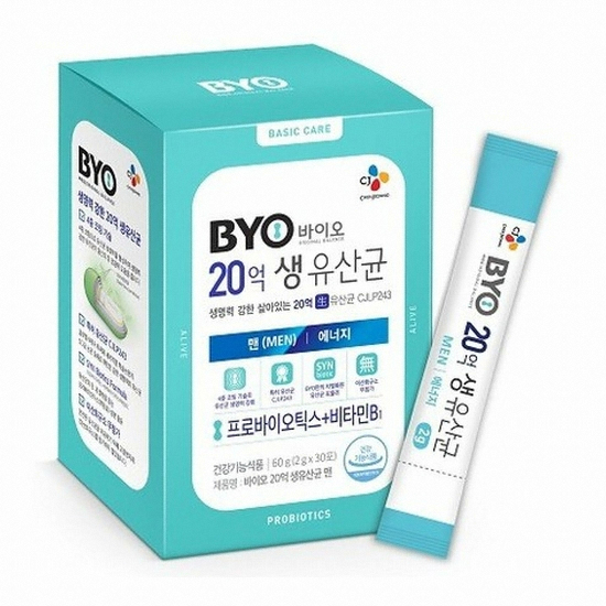 CJ_BYO 20억 생유산균 맨