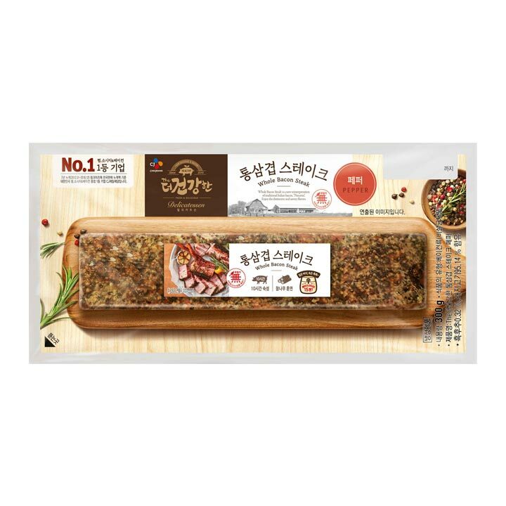 CJ_The더건강한 통삼겹스테이크 페퍼