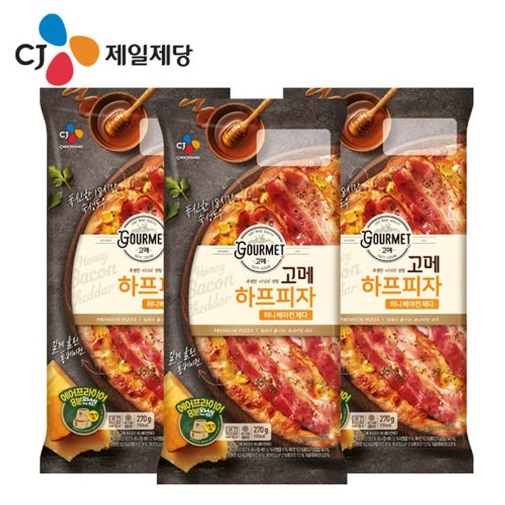 CJ_고메 하프피자 허니베이컨체다 thumbnail