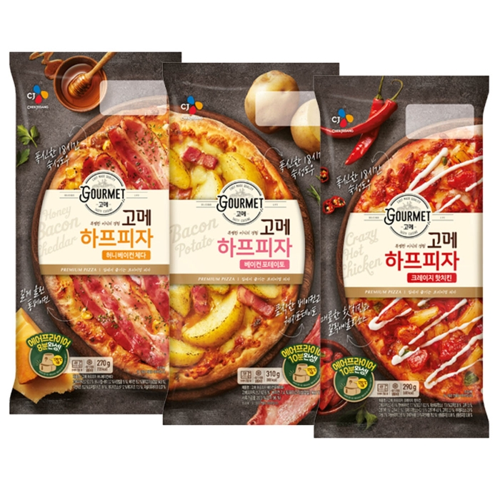 CJ_고메 하프피자 허니베이컨체다