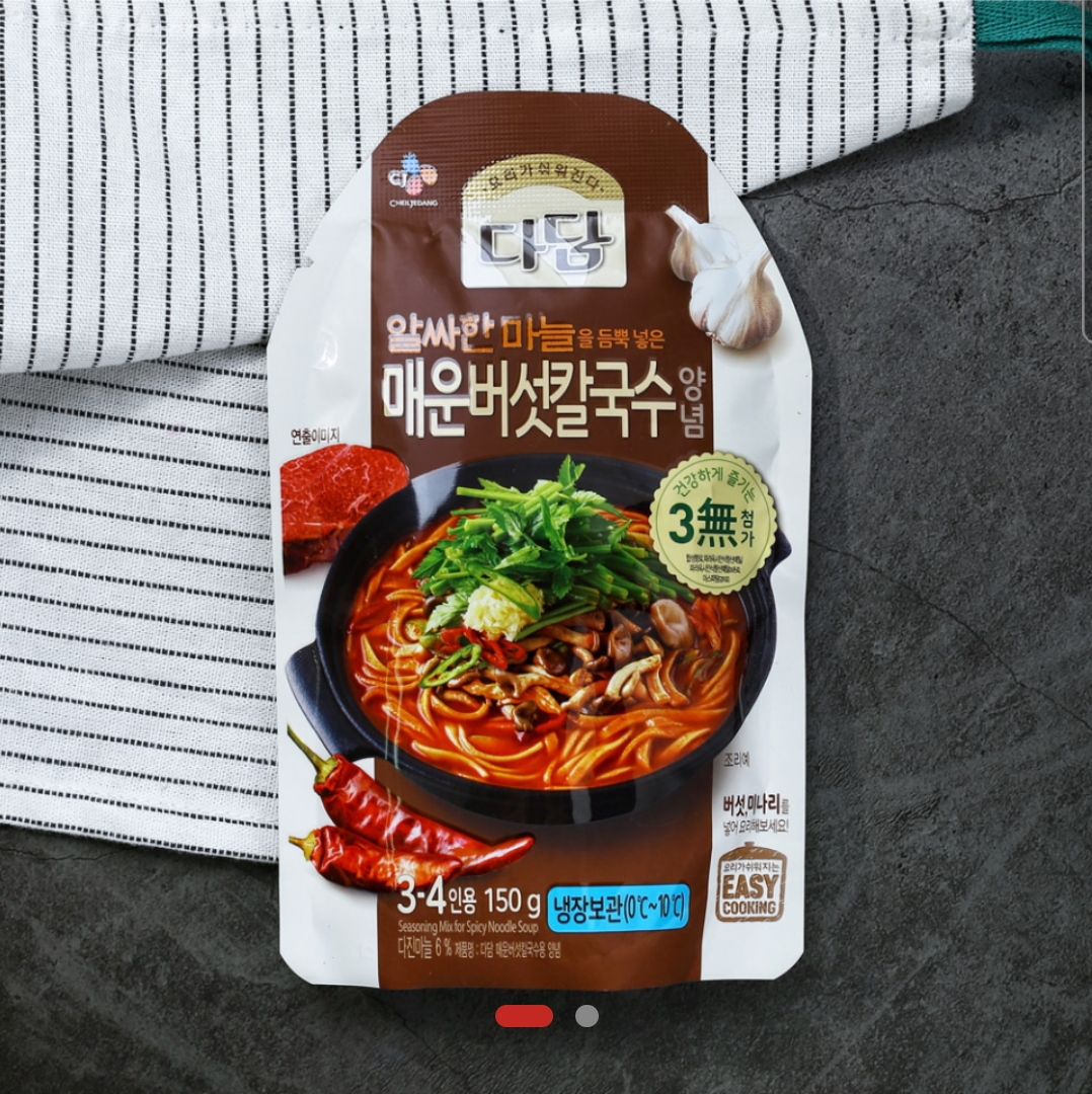 CJ_다담 매운버섯칼국수양념 thumbnail