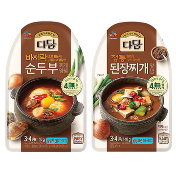 CJ_다담 바지락 순두부찌개 양념EA