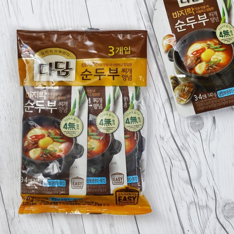CJ_다담 바지락 순두부찌개 양념EA