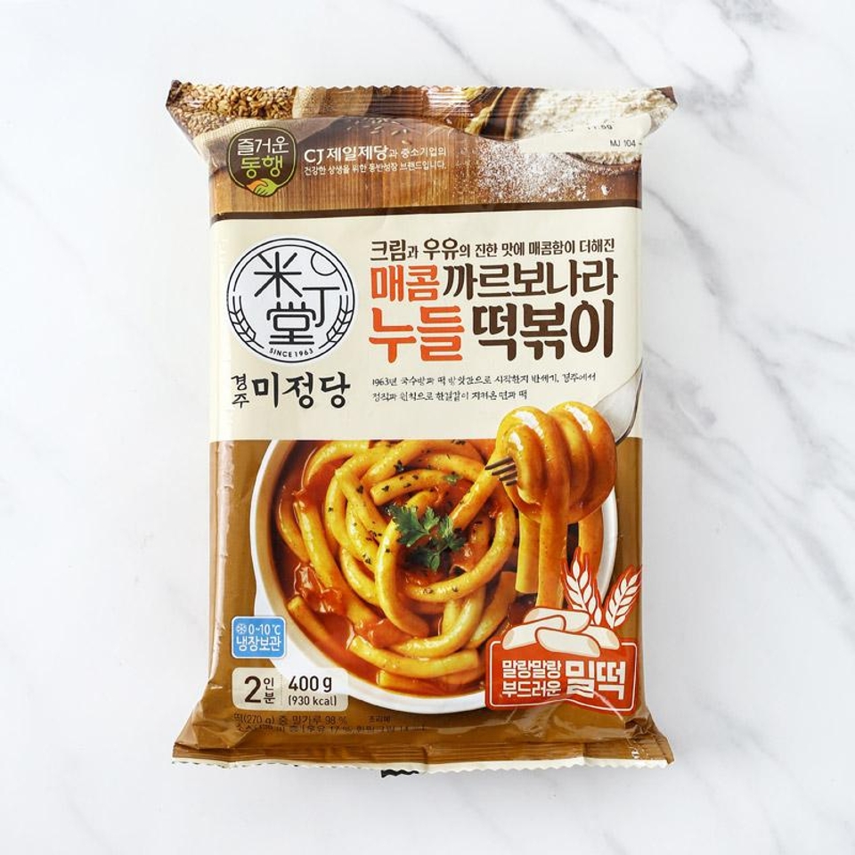 CJ_미정당 매콤까르보나라 누들떡볶이 thumbnail