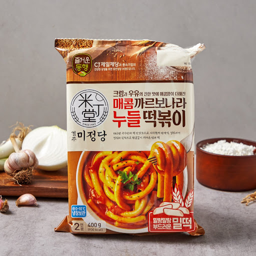 CJ_미정당 매콤까르보나라 누들떡볶이 thumbnail