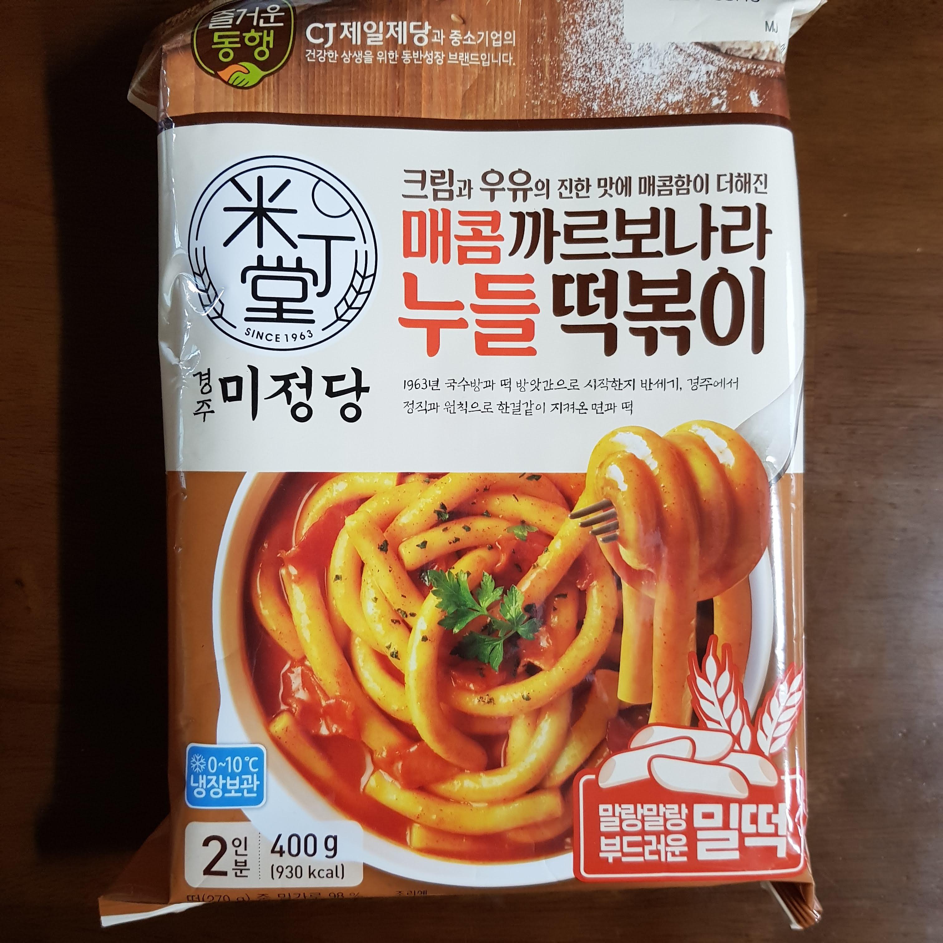 CJ_미정당 매콤까르보나라 누들떡볶이 thumbnail