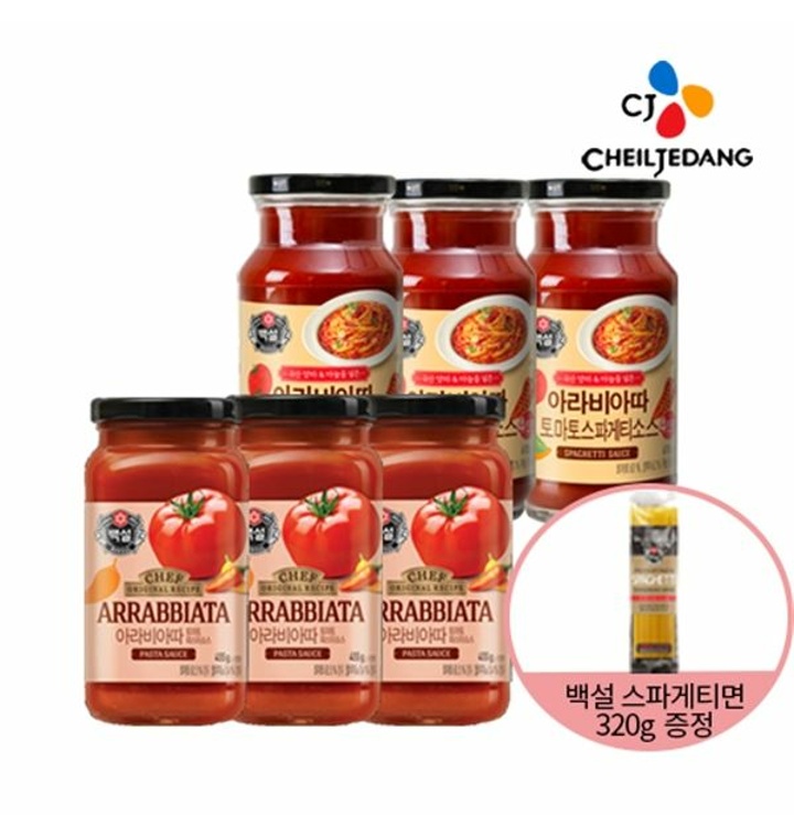 CJ_백설 아라비아따 토마토스파게티소스 +백설 스파게티면