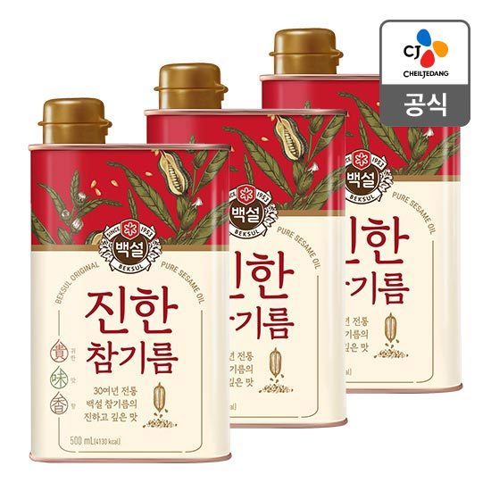 CJ_백설 진한 참기름 thumbnail
