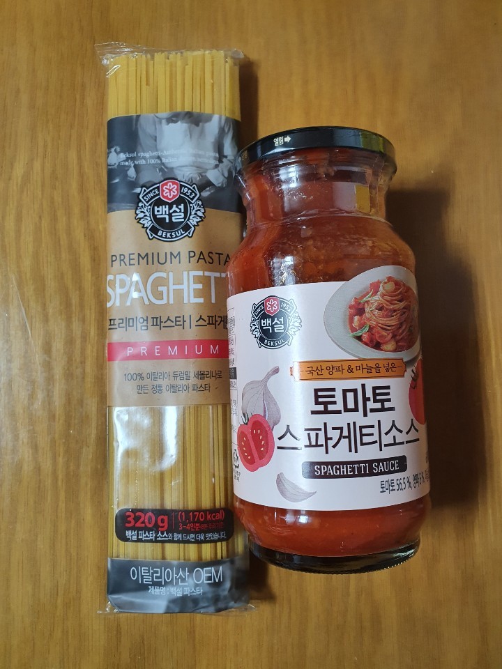CJ_백설 토마토스파게티소스+백설 스파게티면 thumbnail
