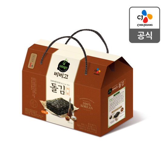 CJ_비비고 죽염돌김 캔김 세트1호
