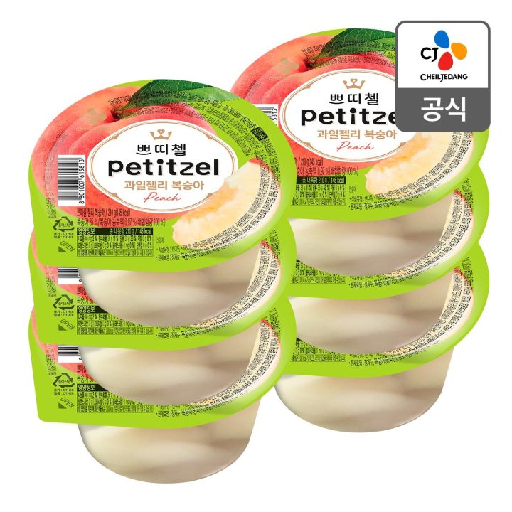 CJ_쁘띠첼과일젤리복숭아