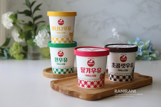 CJ_서울우유 4종 아이스크림(흰우유초코딸기바나나)