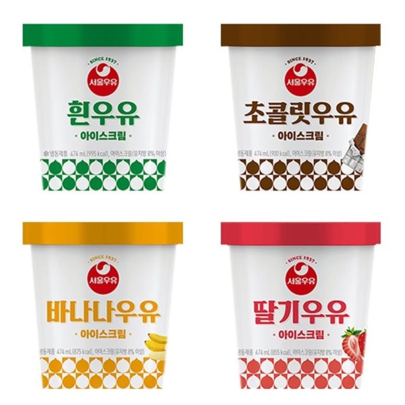 CJ_서울우유 초코우유 아이스크림