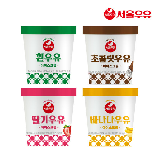 CJ_서울우유 흰우유 아이스크림