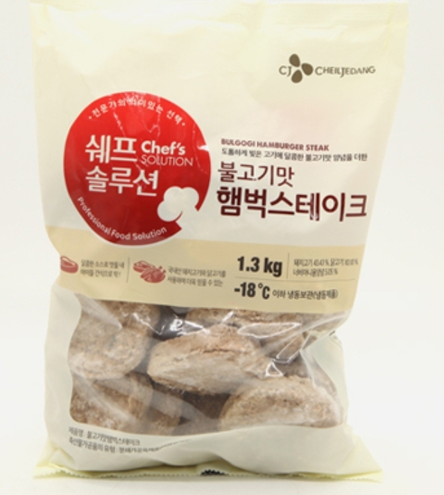 CJ_쉐프솔루션 불고기맛햄벅스테이크