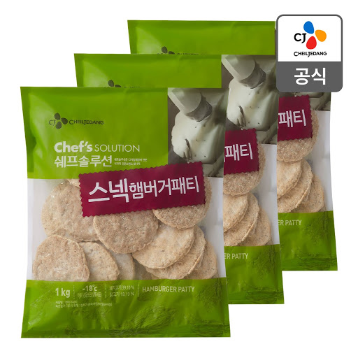 CJ_쉐프솔루션 스넥햄버거패티 thumbnail